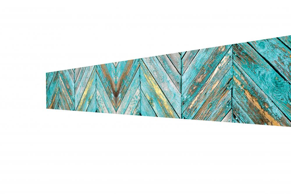 10 - Vintage Style blue Weathered Timber 